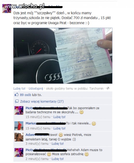 Mam 800 znajomych na FB- muszą wiedzieć, że ...
