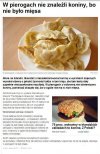 W pierogach z mięsem nie było mięsa 