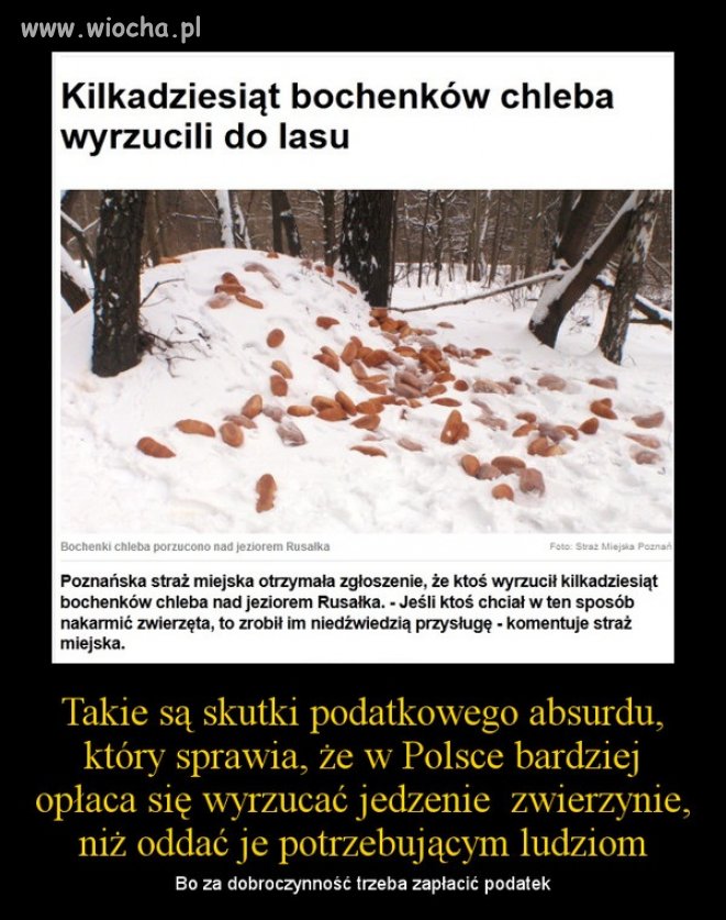 Lepiej wyrzucić niż dać potrzebującym