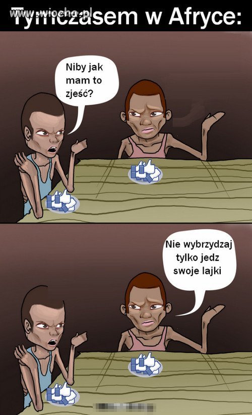 Szczera prawda. Lajkowaniem nic nie zdziałamy...
