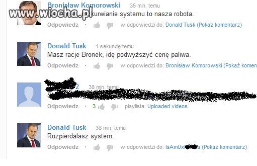 Donald nadal swoje.