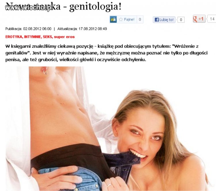 Jeżeli penis jest podniesiony w górę to optymista