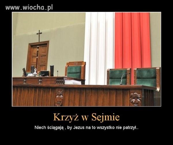 Krzyż w Sejmie