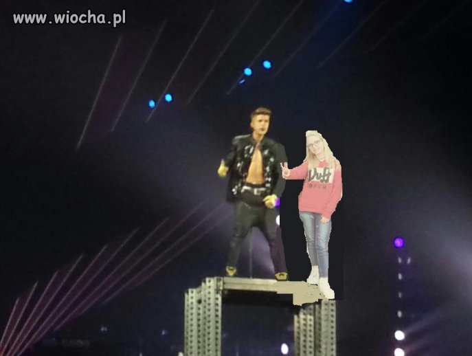 Znów mistrz Fotoshopa  z Justinkiem w Łodzi 