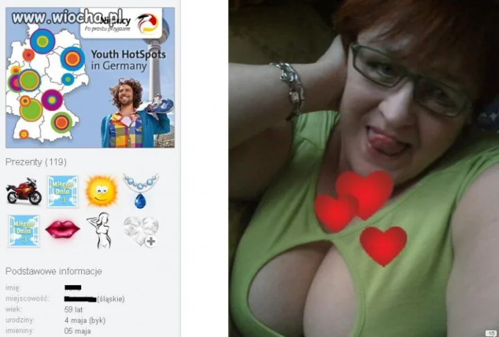 Języczek jest, cycki są...