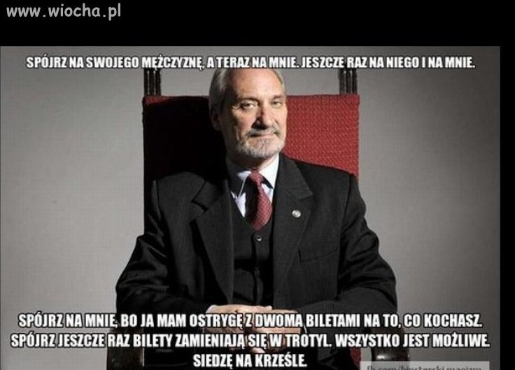 On nie siada na konia tyłem 