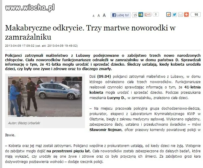 Największą wiochą 