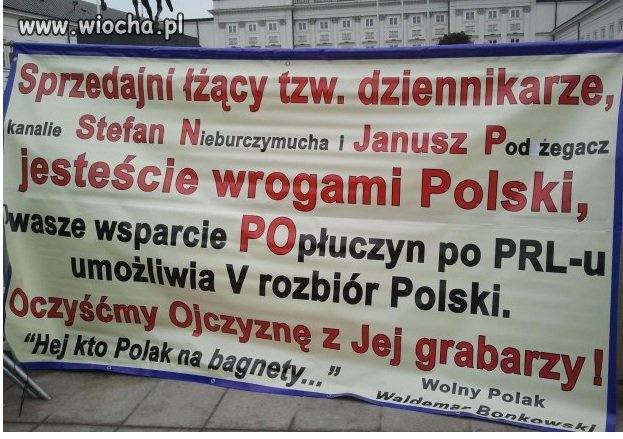 Nienawiść aż kipi...a dopiero ze mszy wyszli