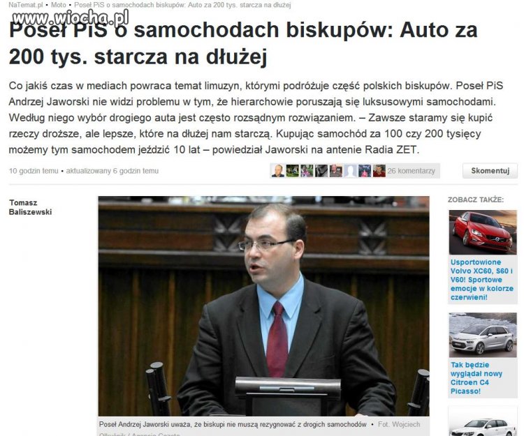 Papież swoje a PISiory swoje 