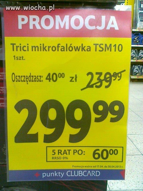 Tymczasem promocja w