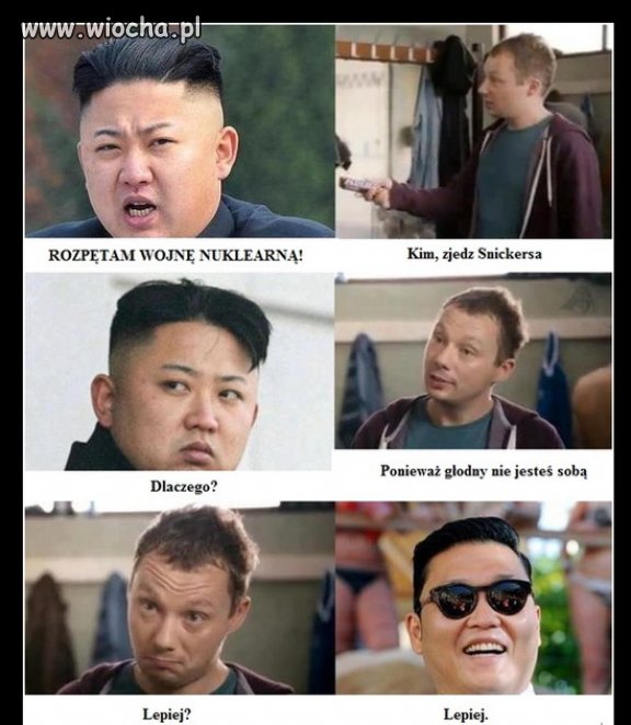 Kim, zjedz Snickersa