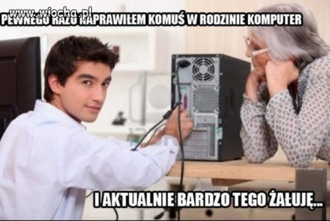 Nie dość, że za darmo to i odmówić głupio...