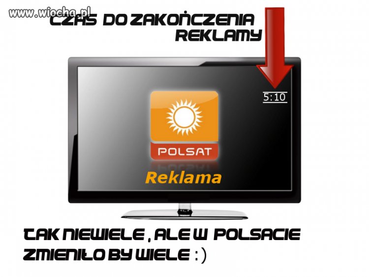Reklama Polsatu 