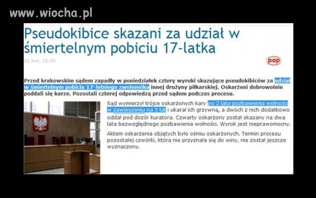Dwa lata w zawieszeniu...