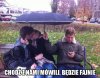 Koleś z parasolem wymiata