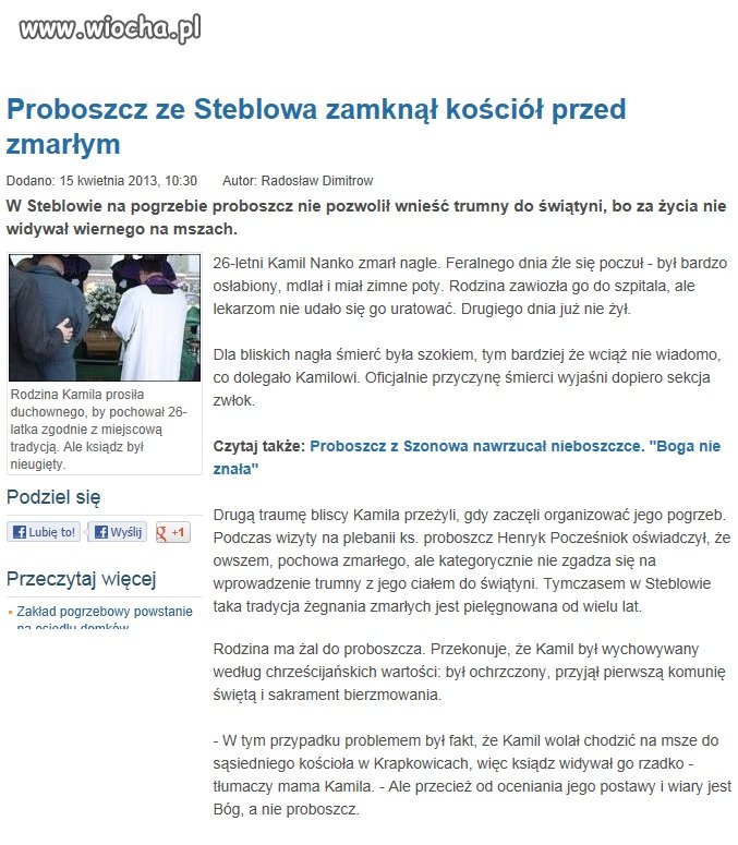 Za mało dostał???