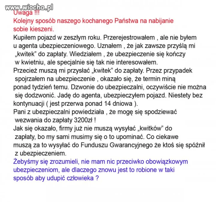Kolejny sposób na nabijanie kieszeni państwa