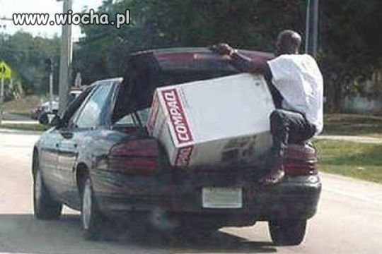 Bezpieczny transport kompa
