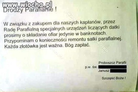 Specjalne urządzenia liczące kasę