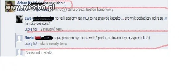Żeby kogoś pouczać 