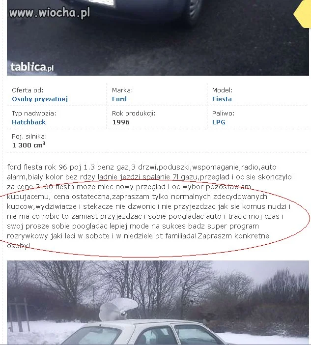 Zachęta do kupna auta