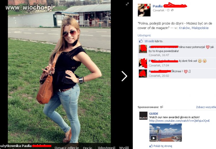 Zbyt pewna siebie plastikowa dziunia