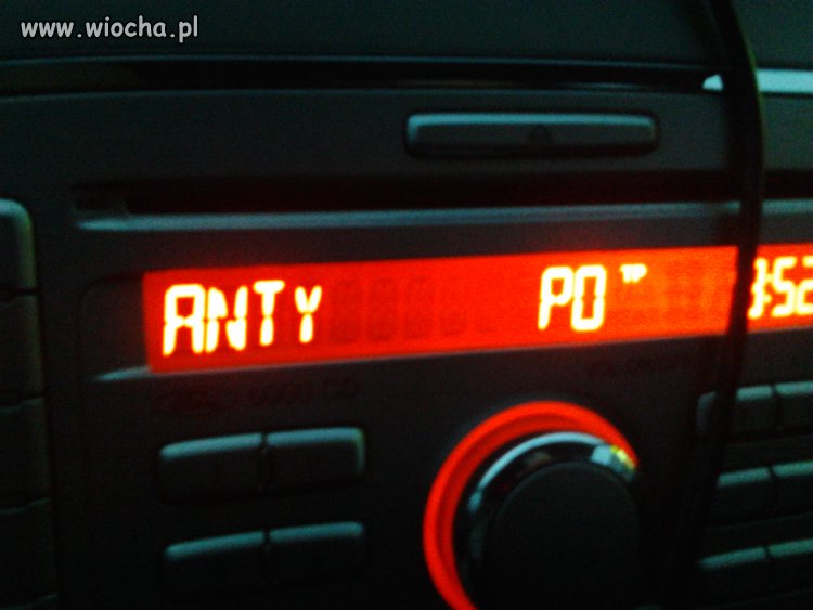 Nawet radio w moim samochodzie