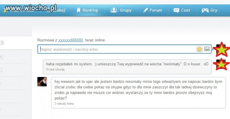 "Nieśmiały" inaczej..