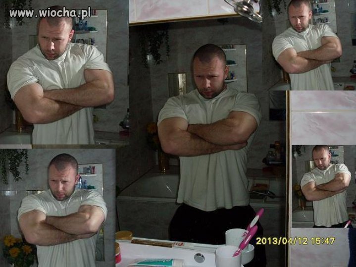 Napinka przed lustrem