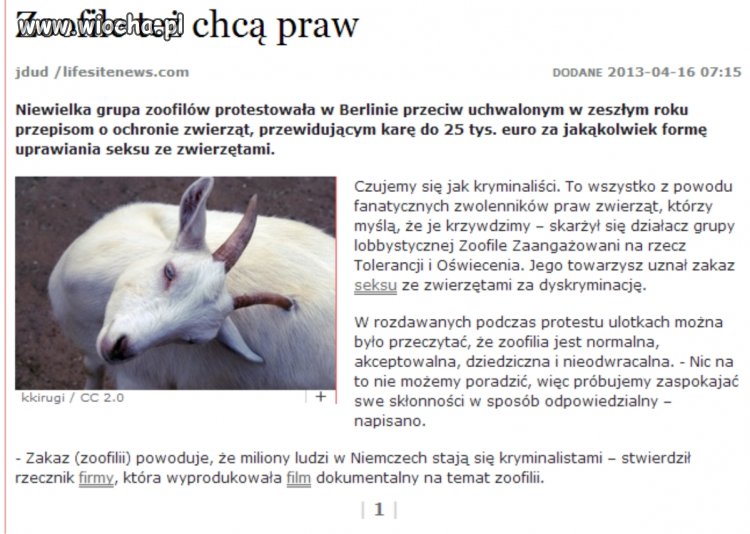 Skoro pedzie mają prawa czemu nie...