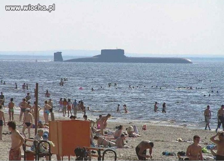 Atrakcja na plaży.
