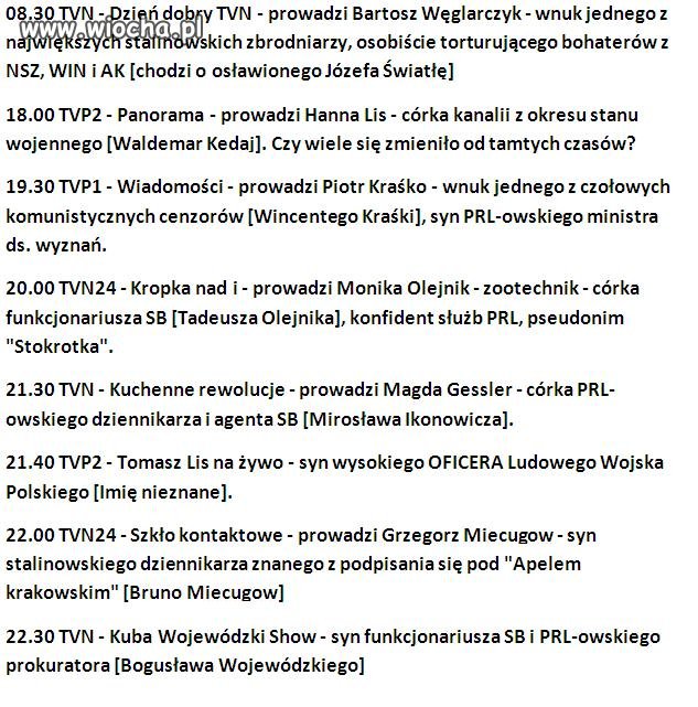 Program TV "wolnych" mediów. 