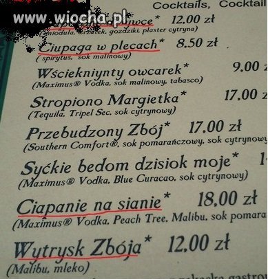 Oryginalne drinki
