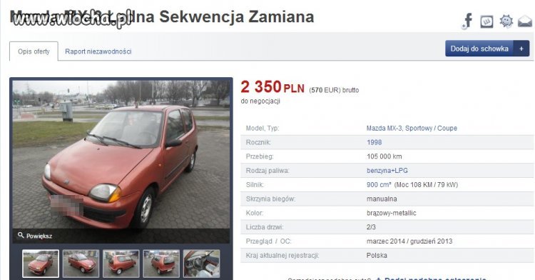 To jest mazda!