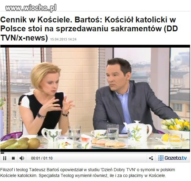 Kościół- maszynka do zarabiania pieniędzy