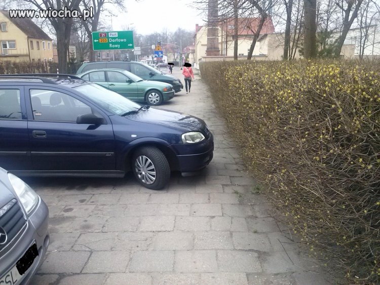 W Ustce tak parkują