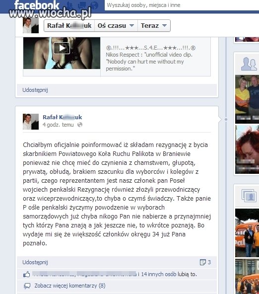 Polityka na facebooku 