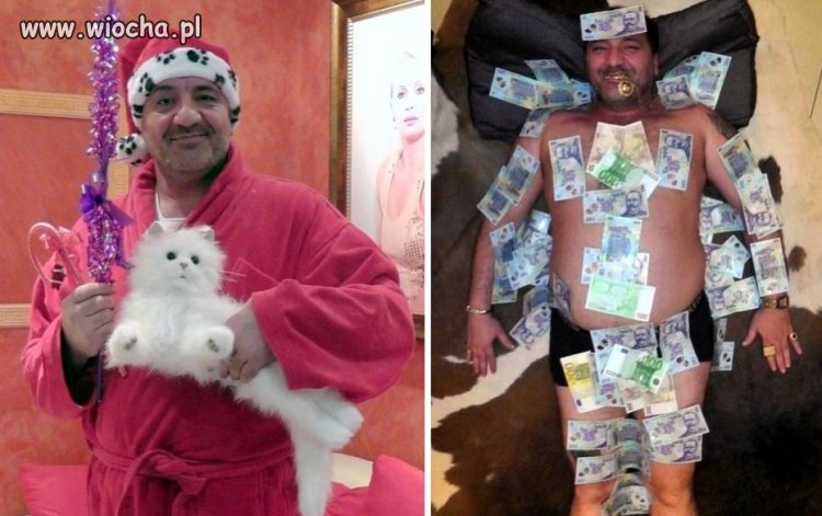 Gostek się dorobił i walnęło mu na czache