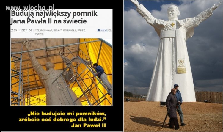 Nie budujcie mi pomników!!!