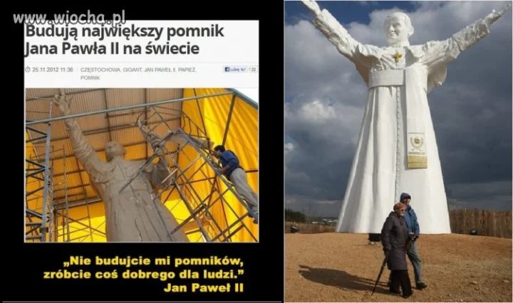 Nie budujcie mi pomników!!!