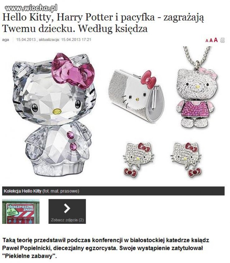 Hello Kitty to dzieło szatana 