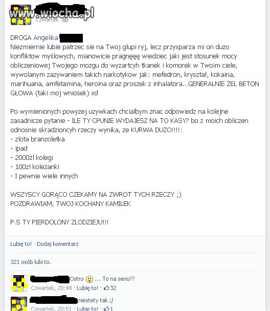 Dziewczyna ma ostre loty!