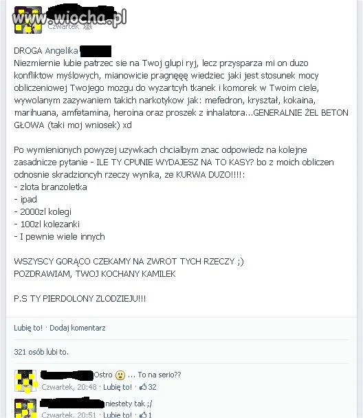 Dziewczyna ma ostre loty!