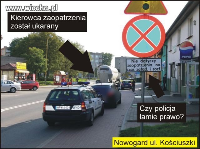 Policja biedna więc trzeba wypisać mandacik 