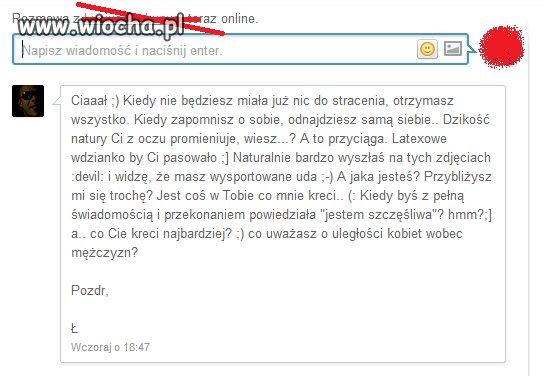 "Latexowe wdzianko by Ci pasowalo"