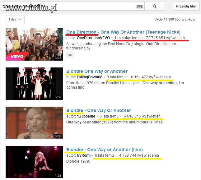 Żałosne... One Direction w 1 m-c...