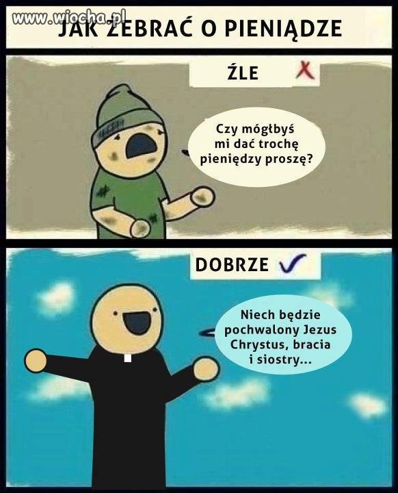 Jak żebrać
