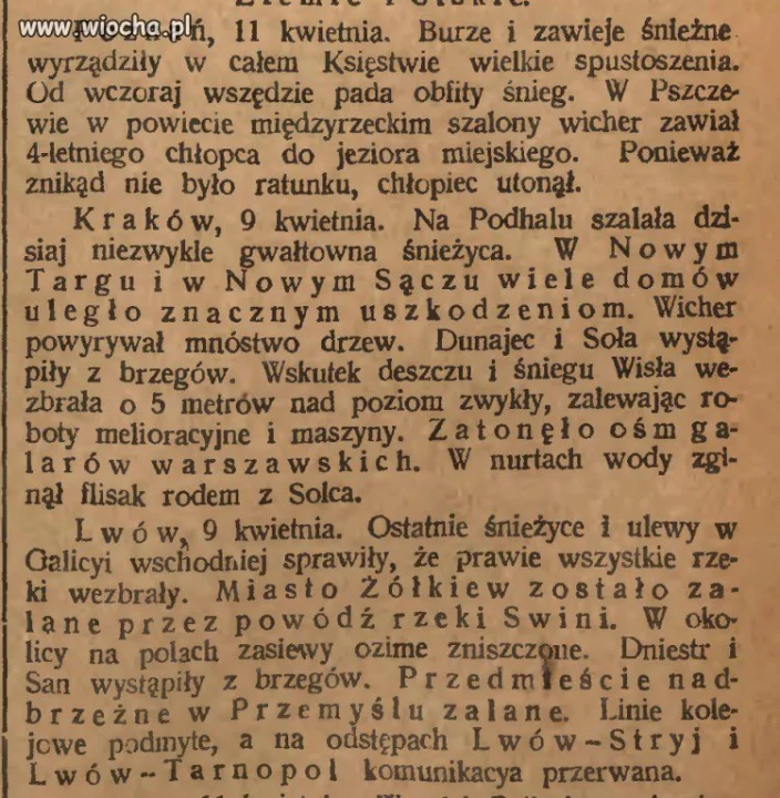 Zima dawniej.