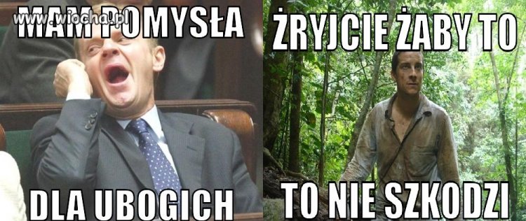 Nowy slogan Tuska