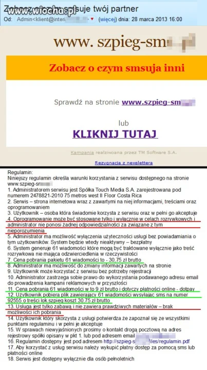 Szpiegowanie smsów partnera!